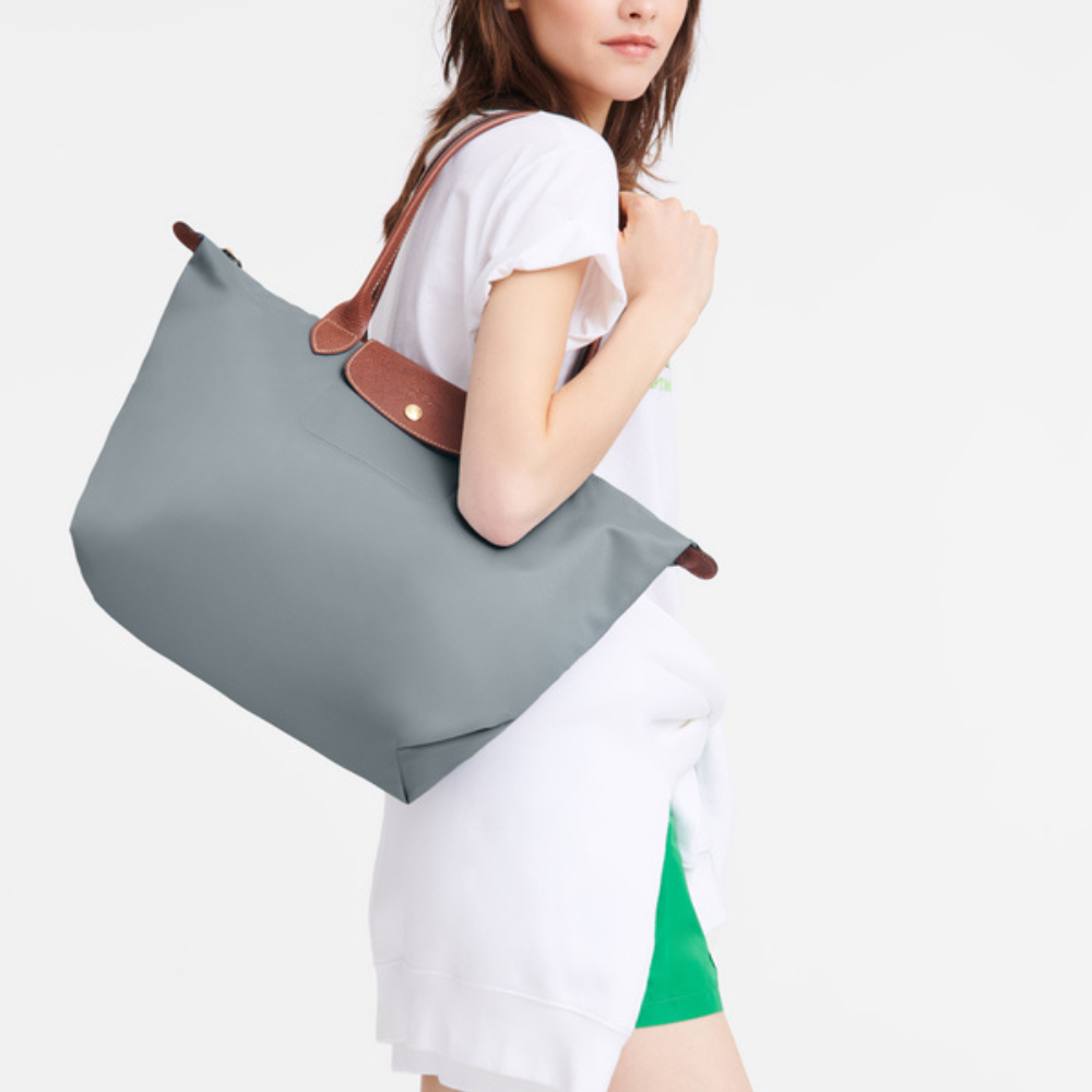 Longchamp Le Pliage Tote Bag – Classic Foldable Nylon Shoulder Bag for Women